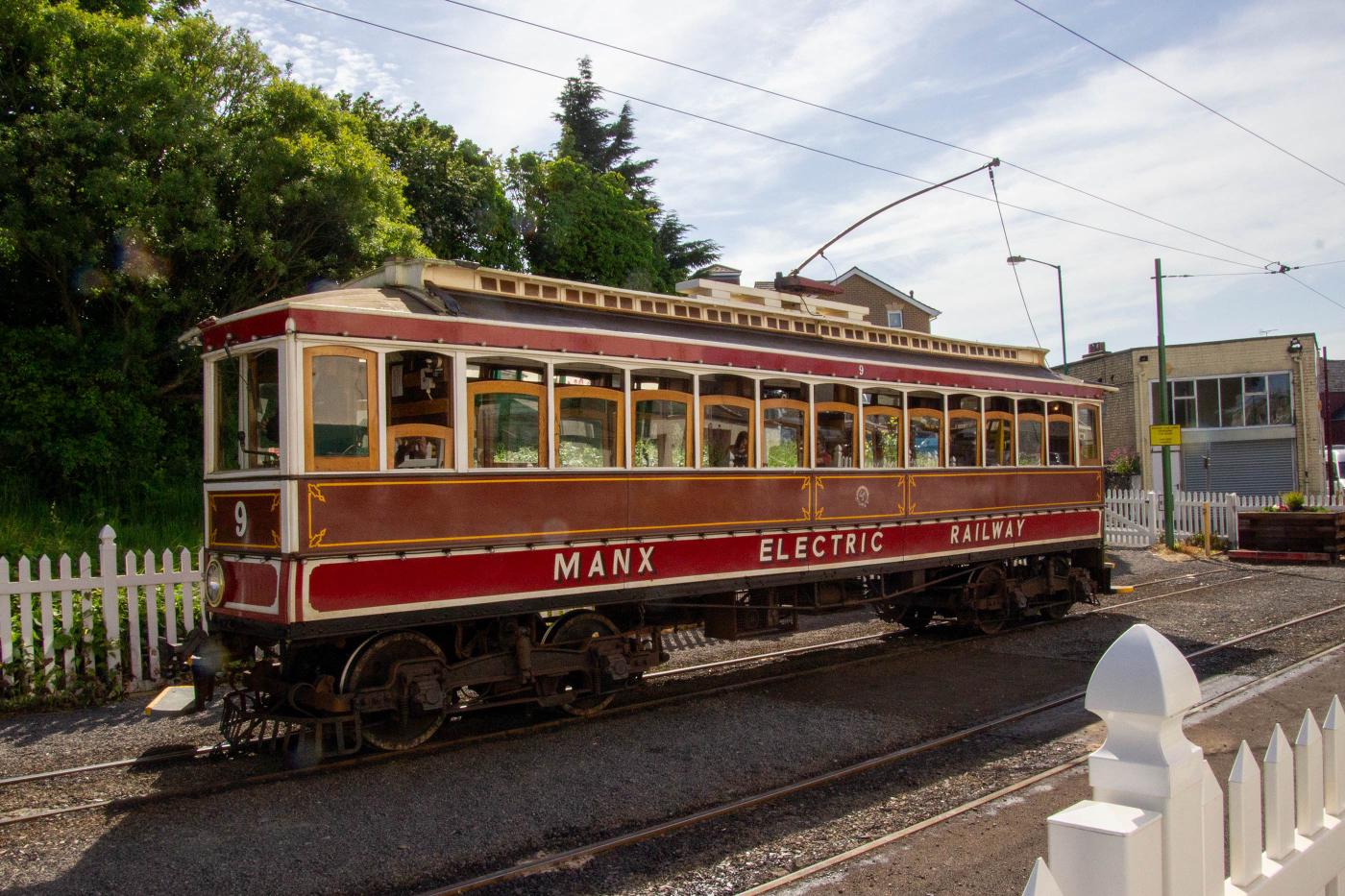 Manx electric tramcar