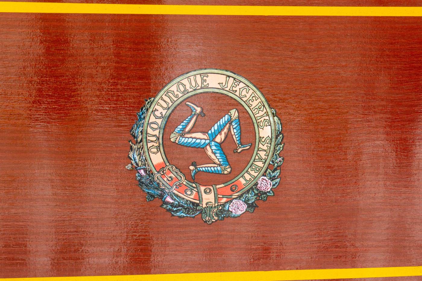 Tramcar insignia closeup