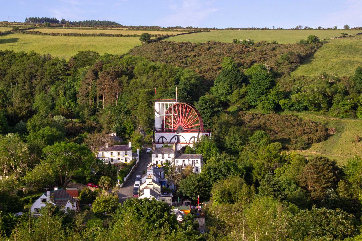 Laxey Wheel, up close