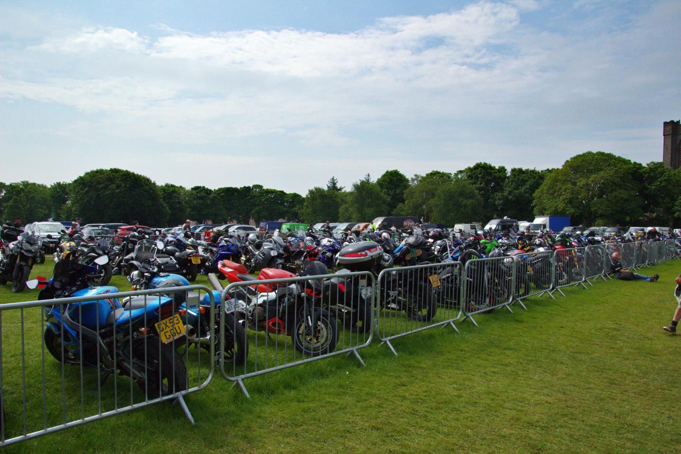 Fields of bikes