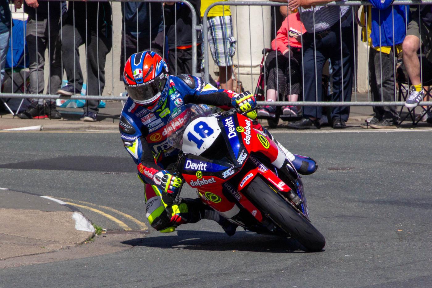 Cornering in downtown Ramsey